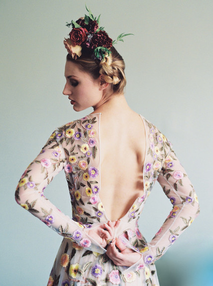 Floral festive holiday fashion inspiration