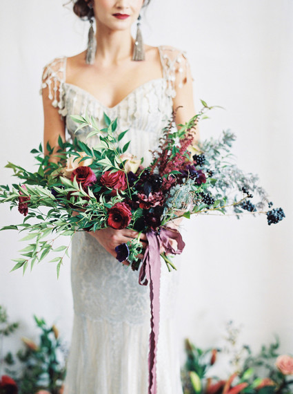 Winter jewel-tone wedding ideas