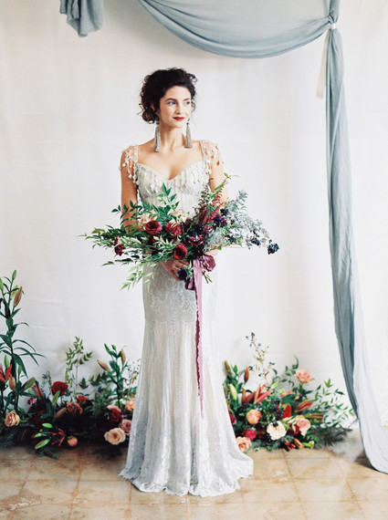 Winter jewel-tone wedding ideas