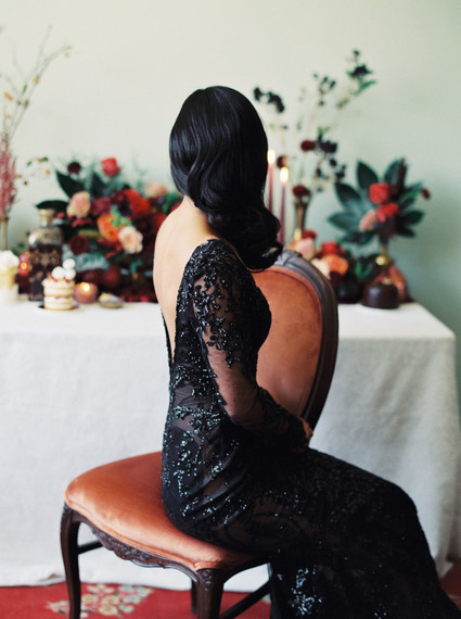 Jewel-tone festive holiday party ideas