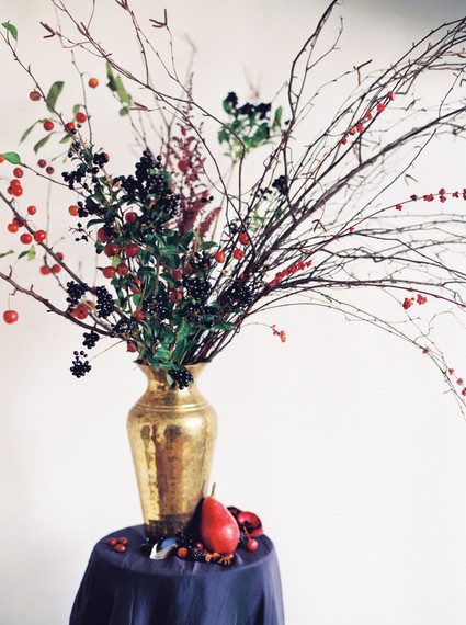 Jewel-tone festive holiday party ideas