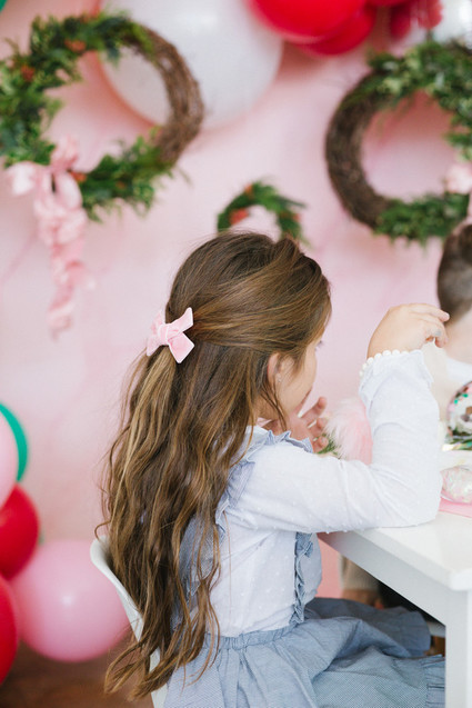 Bright festive kids Christmas party on 100 Layer Cakelet