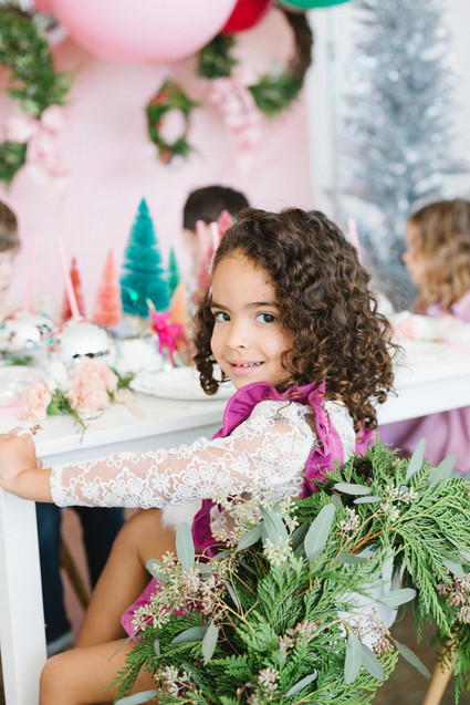Bright festive kids Christmas party on 100 Layer Cakelet
