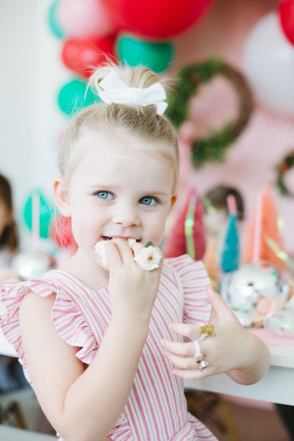 Bright festive kids Christmas party on 100 Layer Cakelet