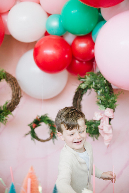 Bright festive kids Christmas party on 100 Layer Cakelet Inspiration