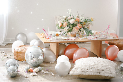 Girly, sparkly NYE party for kids with Beijos Events on 100 Layer Cakelet Inspiration