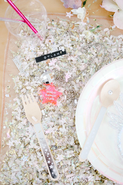 Girly, sparkly NYE party for kids with Beijos Events on 100 Layer Cakelet