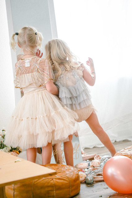 Girly, sparkly NYE party for kids with Beijos Events on 100 Layer Cakelet