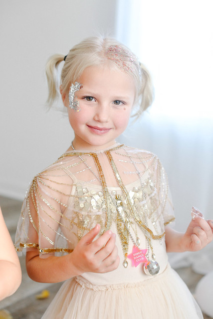 Girly, sparkly NYE party for kids with Beijos Events on 100 Layer Cakelet