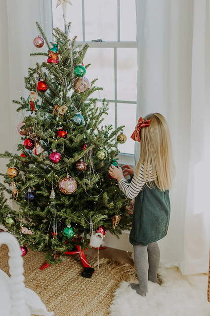 Festive family home and Christmas photos