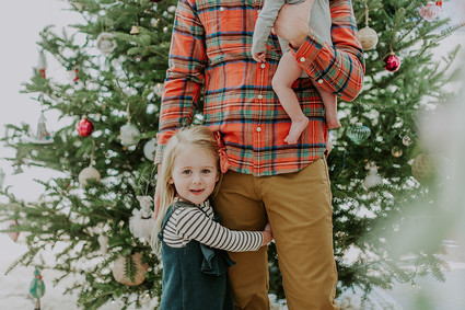 Festive family home and Christmas photos