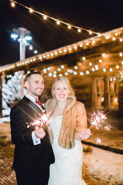 Snowy Christmas wedding at Terrain at Stylers