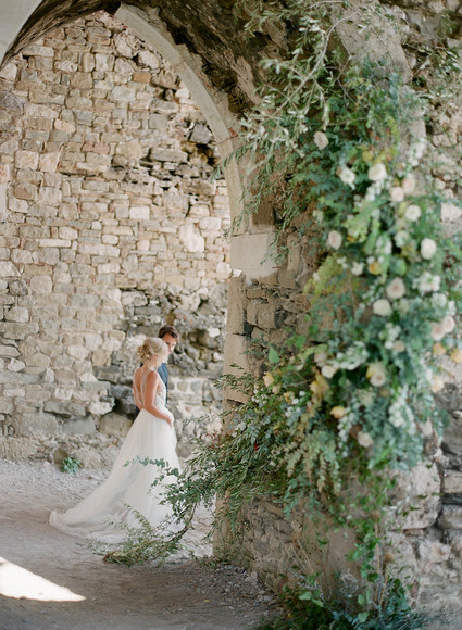 Ancient greek castle elopement at Methoni Castle