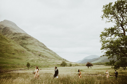 Charming indie Scottish Isle wedding