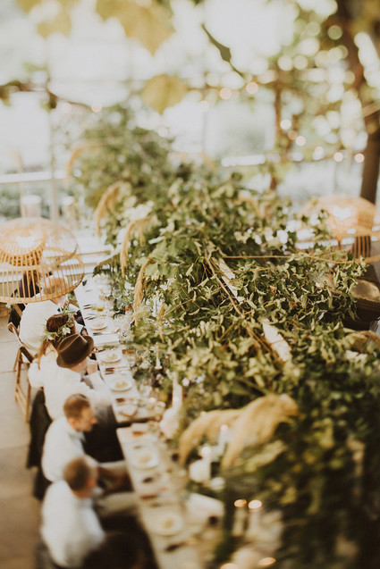 Charming greenhouse wedding reception in on the Isle of Mull in Scotland