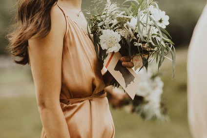 Charming indie Scottish Isle wedding