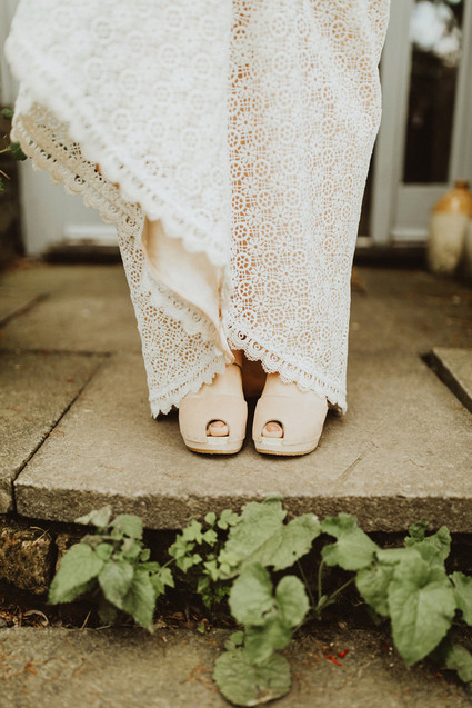 Charming indie Scottish Isle wedding