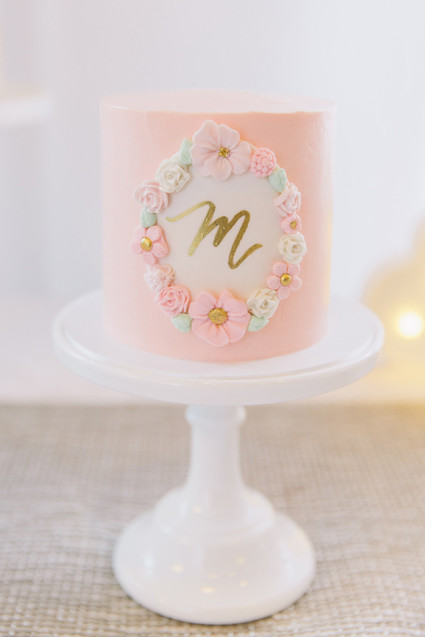 Pink hot air balloon 1st birthday party