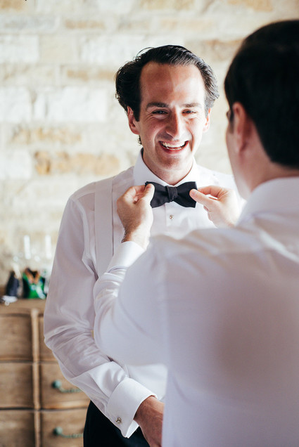 Elegant black and white wedding at Sunstone Winery