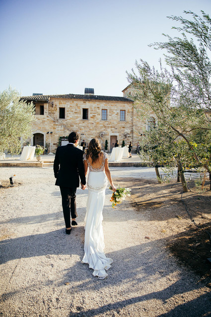 Elegant black and white wedding at Sunstone Winery
