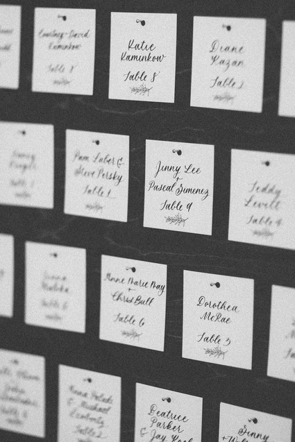 Elegant black and white wedding at Sunstone Winery