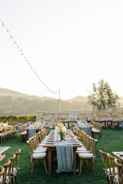 Elegant black and white wedding at Sunstone Winery