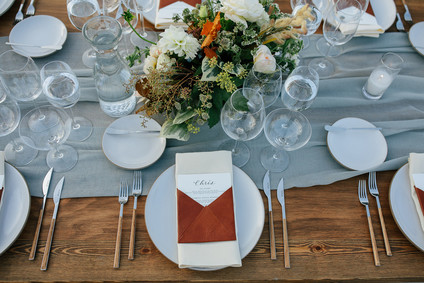 Elegant black and white wedding at Sunstone Winery