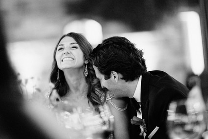 Elegant black and white wedding at Sunstone Winery