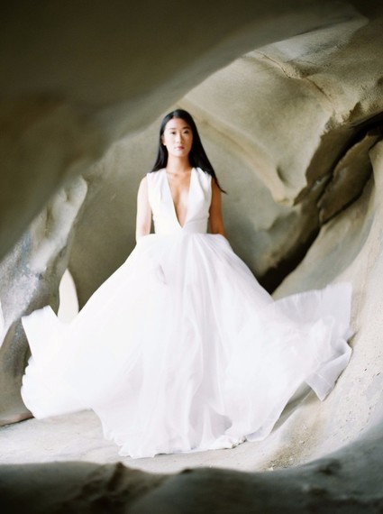 Serene modern Galiano Island wedding inspiration