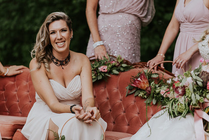 Moody foodie wedding in Edmonton