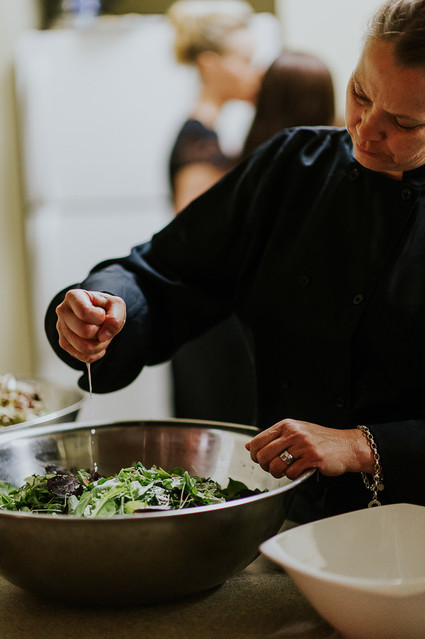 Moody foodie wedding in Edmonton