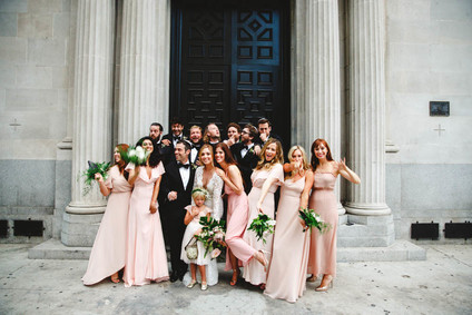 Modern jewel tone wedding at Vibiana in DTLA