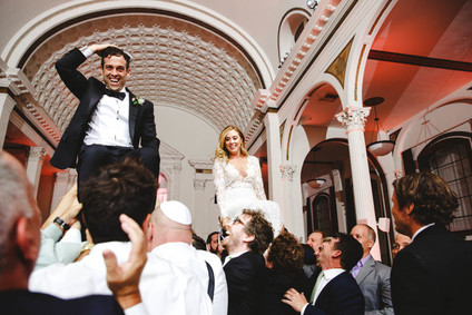 Modern jewel tone wedding at Vibiana in DTLA