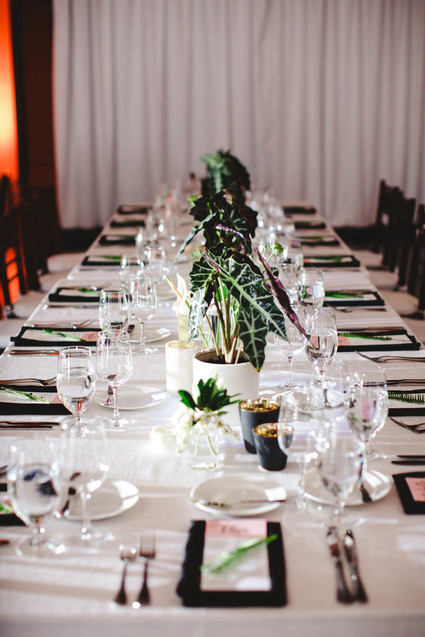 Modern jewel tone wedding at Vibiana in DTLA