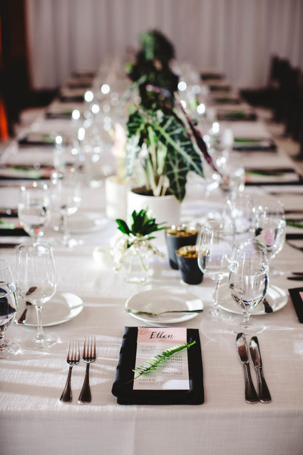 Modern jewel tone wedding at Vibiana in DTLA