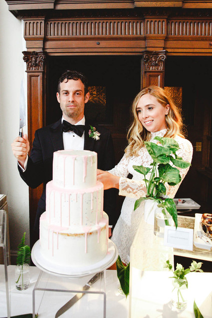 Modern jewel tone wedding at Vibiana in DTLA