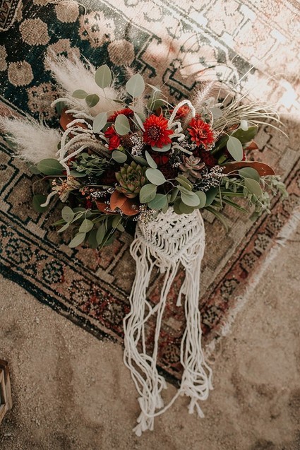 Bohemian road trip elopement ideas in Joshua Tree