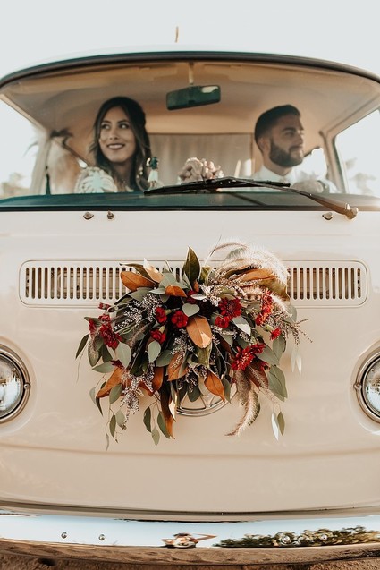 Bohemian road trip elopement ideas in Joshua Tree