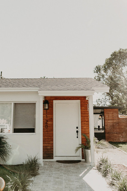 Winter backyard baby shower