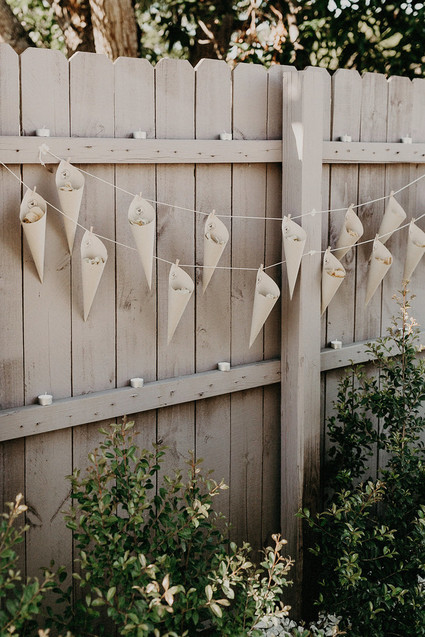 Winter backyard baby shower