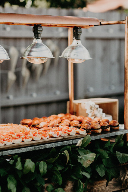 Winter backyard baby shower