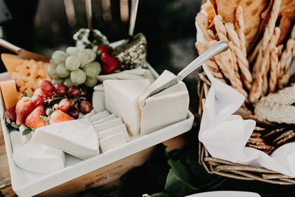 Winter backyard baby shower