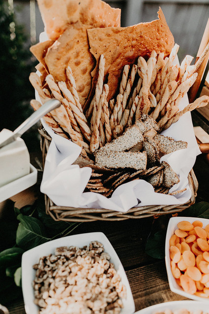 Winter backyard baby shower