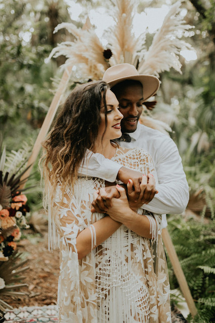 Southern bohemian elopement inspiration