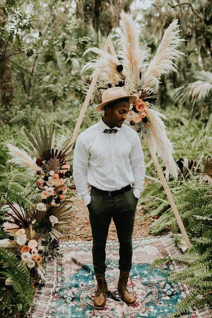 Southern bohemian elopement inspiration