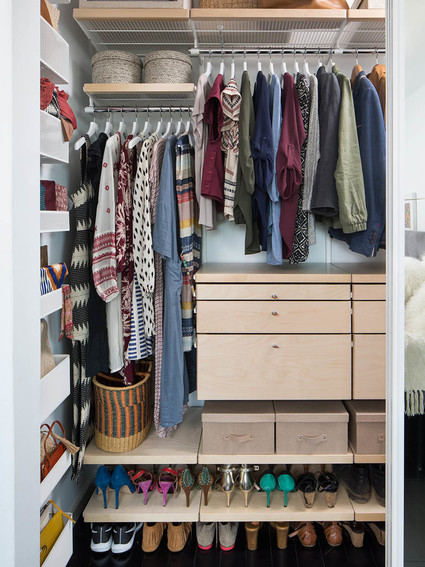 Master closet makeover