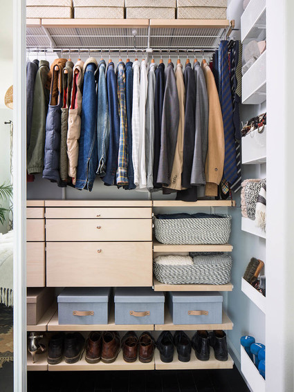 Master closet makeover
