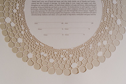 modern ketubah