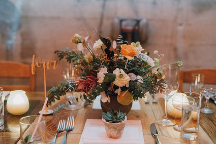 Modern same sex wedding at Foreign Cinema in San Francisco