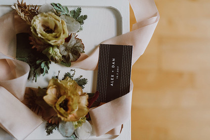 Modern same sex wedding at Foreign Cinema in San Francisco